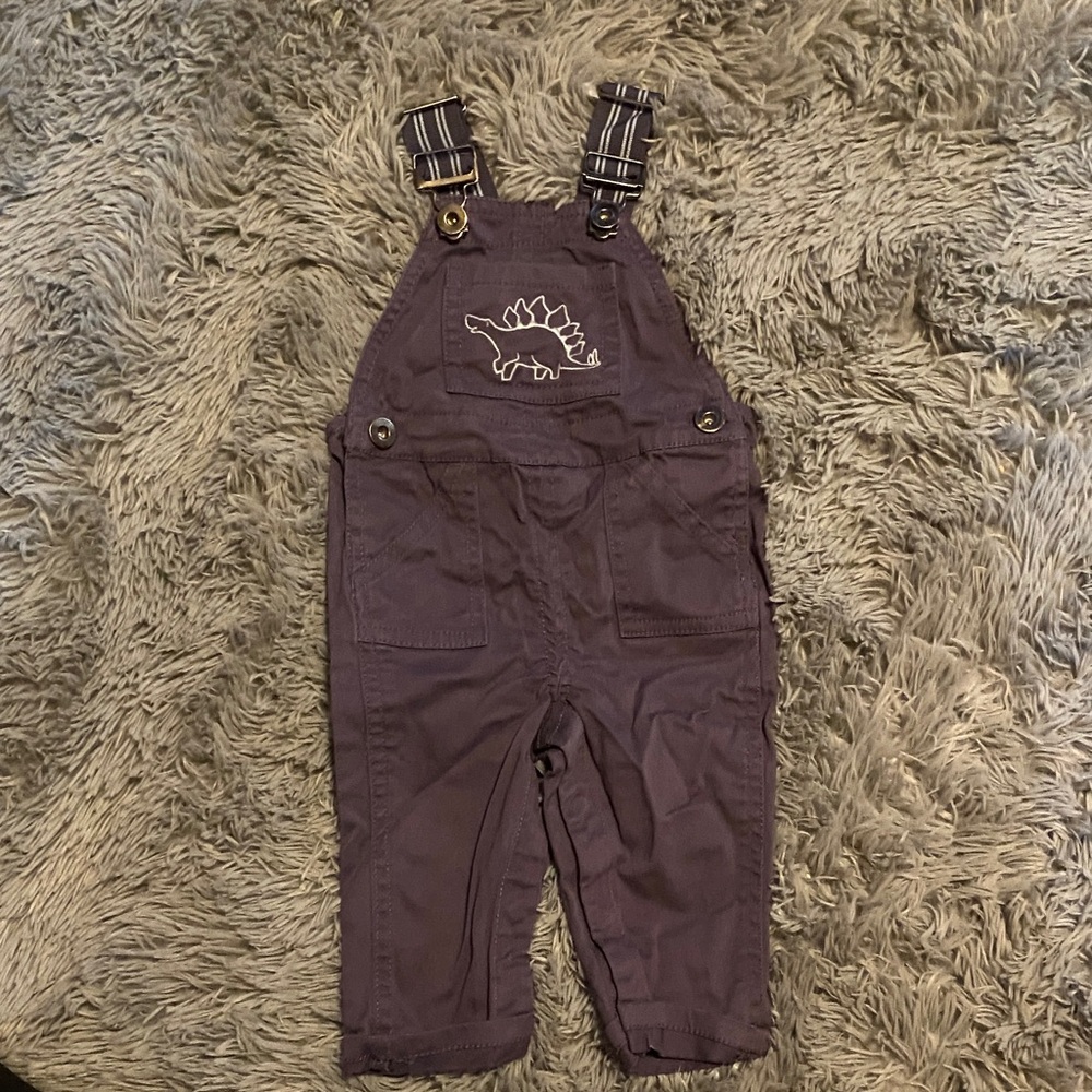 Tommy Bahama Purple Kids Overalls with Dinosaur